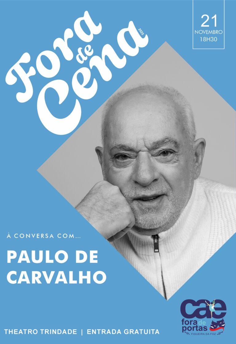 Cartaz Paulo de Carvalho - FORA de Cena