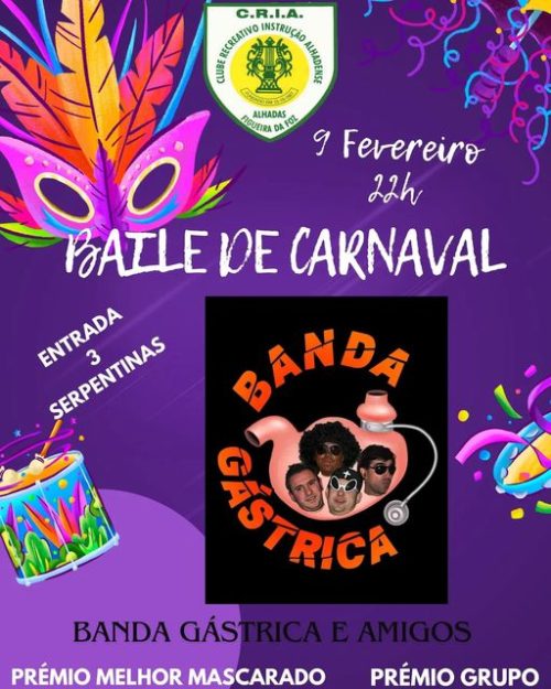 baile de carnaval CRIA Alhadas 2024