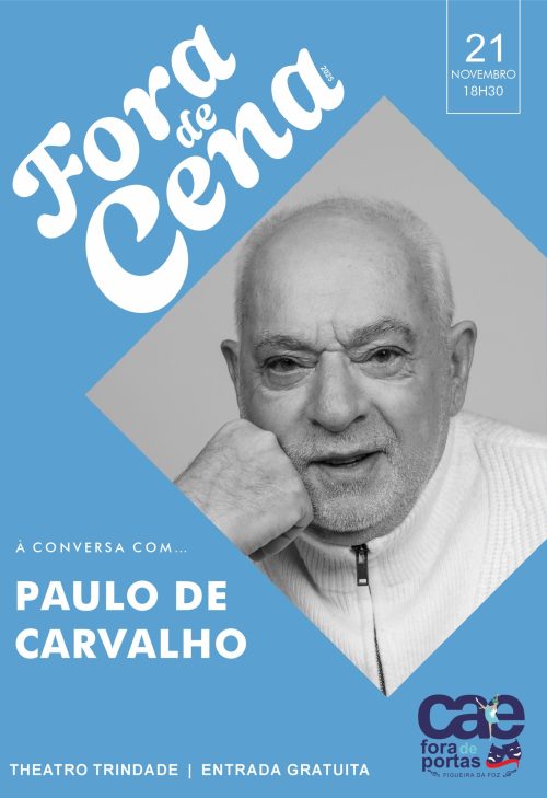 Cartaz Paulo de Carvalho - FORA de Cena