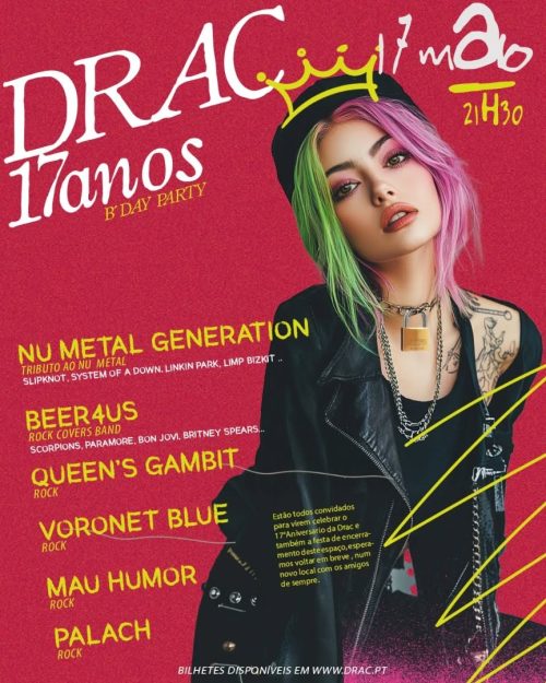 DRAC 17 anos cartaz 2025