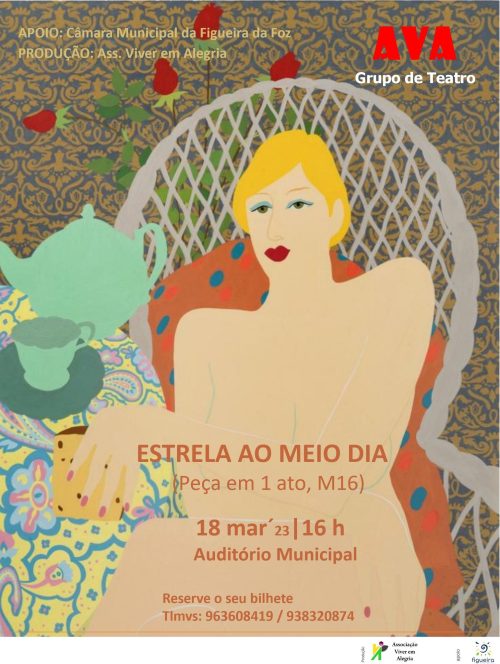 VA Grupo de Teatro vai levar à cena a peça Estrela ao meio-dia, com dramaturgia e encenação de Luís Ferreira.