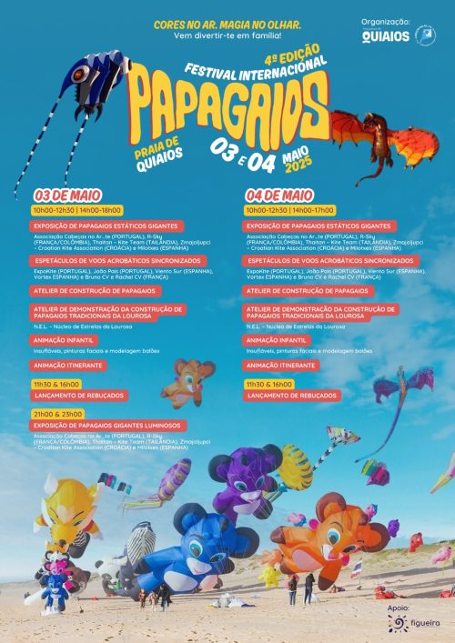 festival papagaios praia quiaios 2025 cartaz