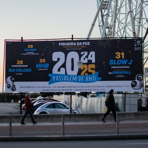 passagem de ano na figueira da foz 2024 outdoor